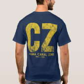 黄色のCZ（運河帯） Tシャツ (裏面)