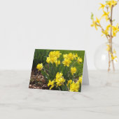 黄色のDaffodilsノートカード カード (黄色い花)