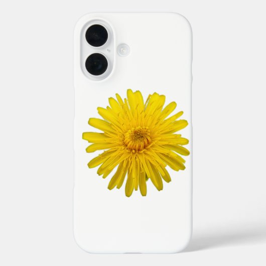 黄色のDandelion -切り出しフォトホワイトiPhoneケース Case-Mate iPhoneケース (裏面)