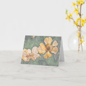 黄色のGEUMノートカード カード (黄色い花)