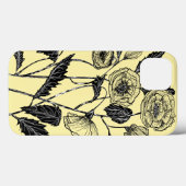 黄色のiPhoneケースと花 – 色を選択 Case-Mate iPhoneケース (裏面 (横))