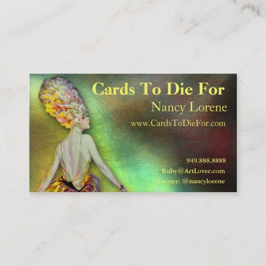 黄色のJosette -名刺 名刺 (正面)