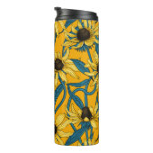 黄色のRudbekia タンブラー (回転右)