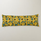 黄色のRudbekia ボディピロー (裏面)