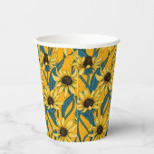 黄色のRudbekia 紙コップ (右)