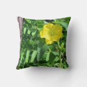 黄色のWIldflower枕 クッション (裏面)