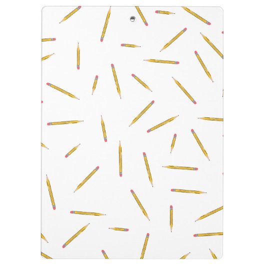 黄色はピンクのAppleの先生のクリップボードを書きます クリップボード (裏面)