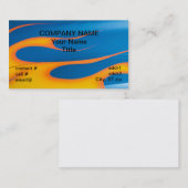 黄色は青の炎を改造します 名刺 (正面/裏面)