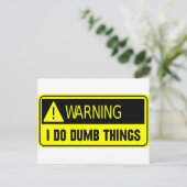 黄色ばか ポストカード (スタンド正面)