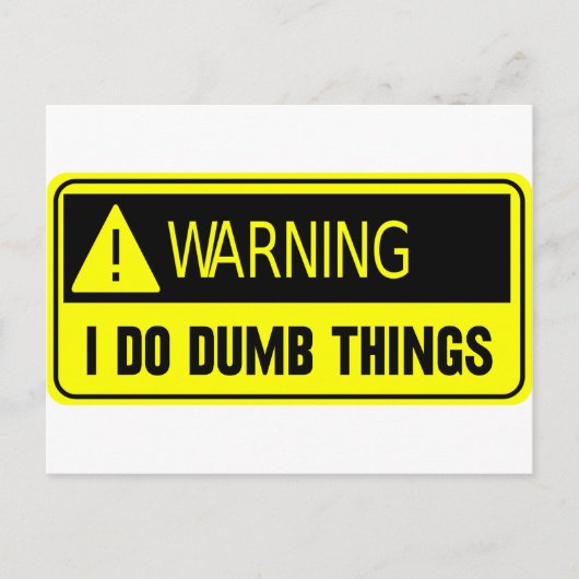 黄色ばか ポストカード (正面)