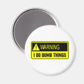 黄色ばか マグネット (正面/裏面)