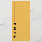 黄色ひまわりかわいらしフローラ結婚披露宴 メニュー (裏面)