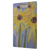 黄色ひまわりクリップボード クリップボード (左)