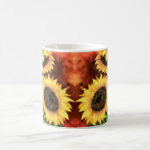黄色ひまわりコーヒーマグ コーヒーマグカップ (中央)