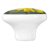 黄色ひまわりセラミックノブ セラミックノブ (側面)