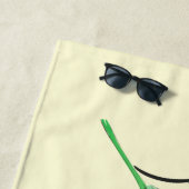 黄色ひまわりバスタオル – 色を選択 ビーチタオル (インサイチュ)