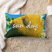 黄色ひまわりフォトサンデイスクリプはっきりしたト ランバークッション (ブランケット)