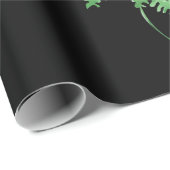 黄色ひまわりフローラ水の色の陽性 ラッピングペーパー (ロールコーナー)