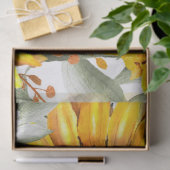 黄色ひまわりフローラ素朴秋花 薄葉紙 (ギフト)