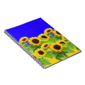 黄色ひまわり手帳 ノートブック (右側)
