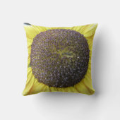 黄色ひまわり枕 クッション (裏面)