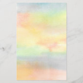 黄色ひまわり水彩紙シート (裏面)