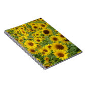 黄色ひまわり畑 ノートブック (右側)