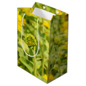 黄色ひまわり畑 ミディアムペーパーバッグ (裏面アングル)