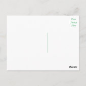 黄色ひまわり空白のフローラはがき ポストカード (裏面)