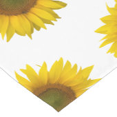 黄色ひまわり素朴国 ショートテーブルランナー (コーナー)