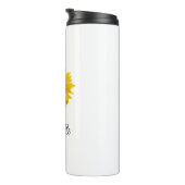 黄色ひまわり素朴植物熱タンブラー タンブラー (回転右)