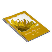 黄色ひまわり結婚コーナー ノートブック (右側)