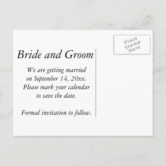 黄色ひまわり花びら夏保存日 案内ポストカード (裏面)