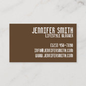 黄色ひまわり花フローラ園自然写真 名刺 (裏面)