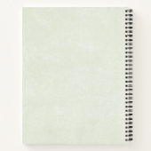 黄色ひまわり花水彩花束 ノートブック (裏面)