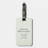 黄色ひまわり花水彩花束 ラゲッジタグ (裏面縦)