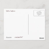 黄色ひまわり葉書。 – カスタマイズ可能 ポストカード (裏面)