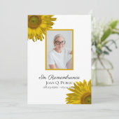 黄色ひまわり葬儀社 プログラム (スタンド正面)