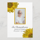 黄色ひまわり葬儀社 プログラム (正面)