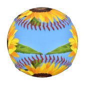 黄色ひまわり野球 野球ボール (正面)