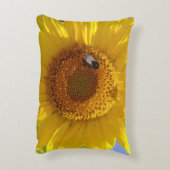 黄色ひまわり アクセントクッション (裏面(縦))