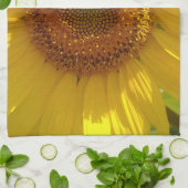 黄色ひまわり キッチンタオル (折り畳み)