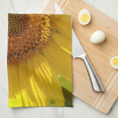 黄色ひまわり キッチンタオル (四つ折り)