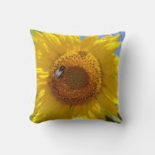 黄色ひまわり クッション (正面)