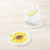 黄色ひまわり コースター (側面)