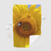 黄色ひまわり ゴルフタオル (インサイチュ)