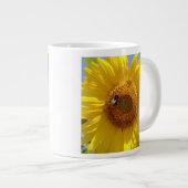 黄色ひまわり ジャンボコーヒーマグカップ (正面右)
