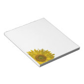 黄色ひまわり ノートパッド (アングル)