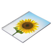 黄色ひまわり ノートブック (左側)