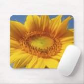 黄色ひまわり マウスパッド (マウス)